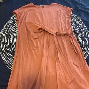 Shein Maternity Tie-front Dress